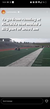 Richardson's Instagram story